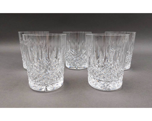Waterford Crystal Ballybay Double Old Fashioned Tumbler Glasses Set Of 5