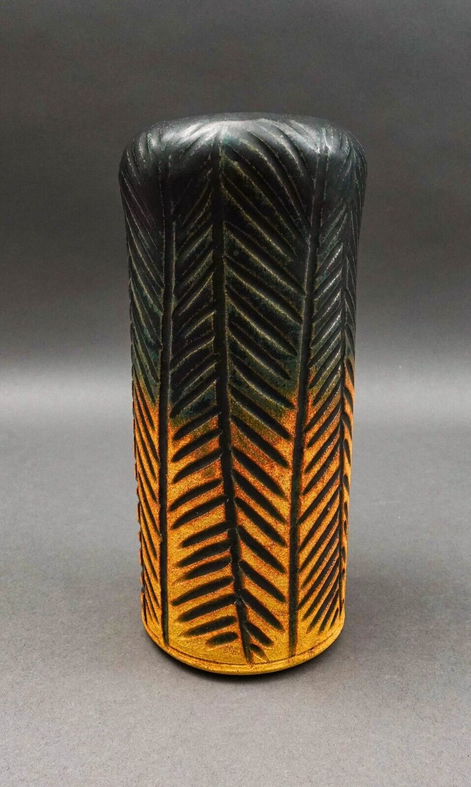Polly Whitcomb Signed Vintage Studio Art Pottery Vase 8 1/2"