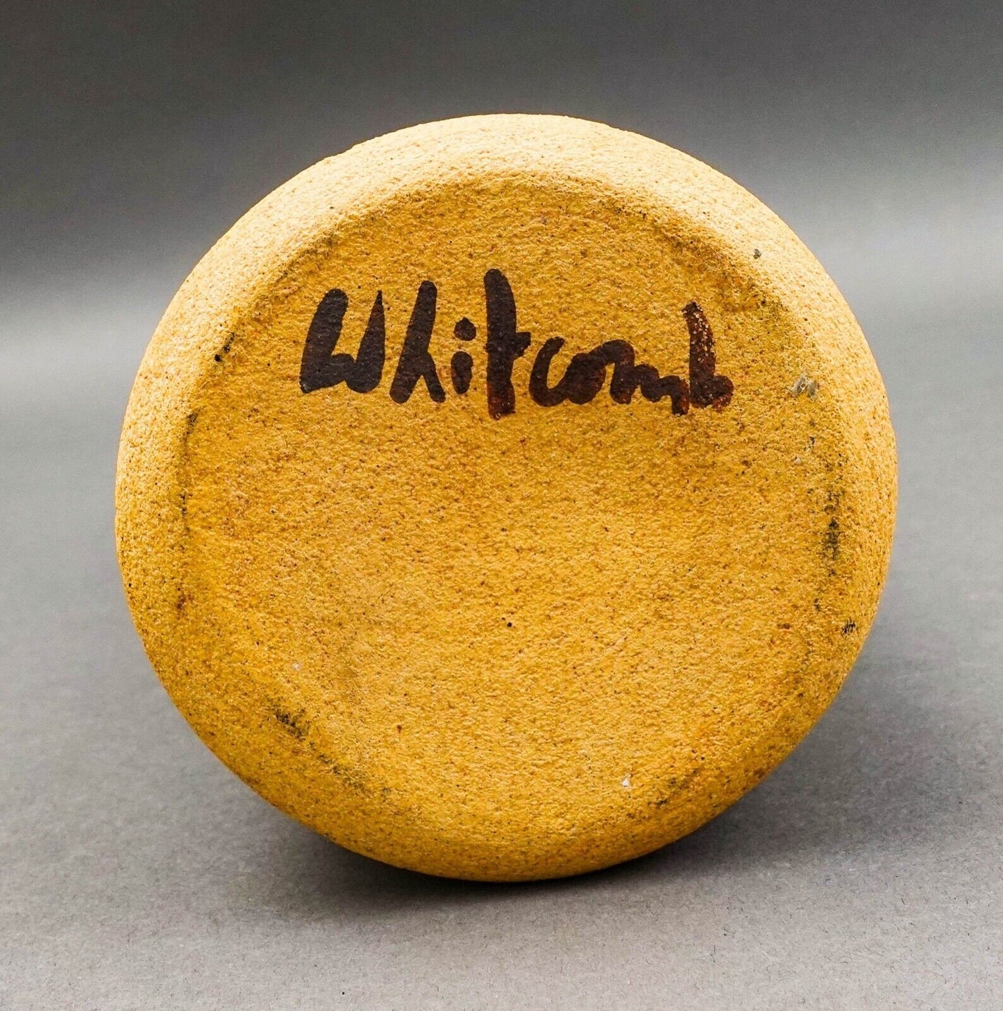 Polly Whitcomb Signed Vintage Studio Art Pottery Vase 8 1/2"