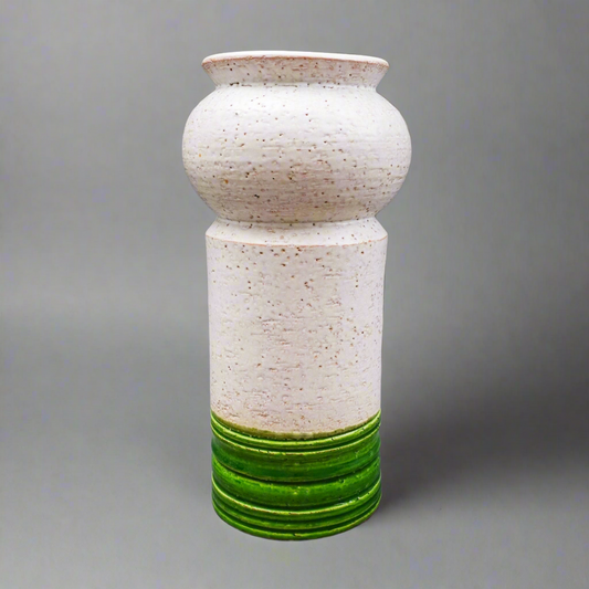 Aldo Londi Bitossi For Rosenthal Netter Italy MCM Large Pottery Vase 11 1/2"