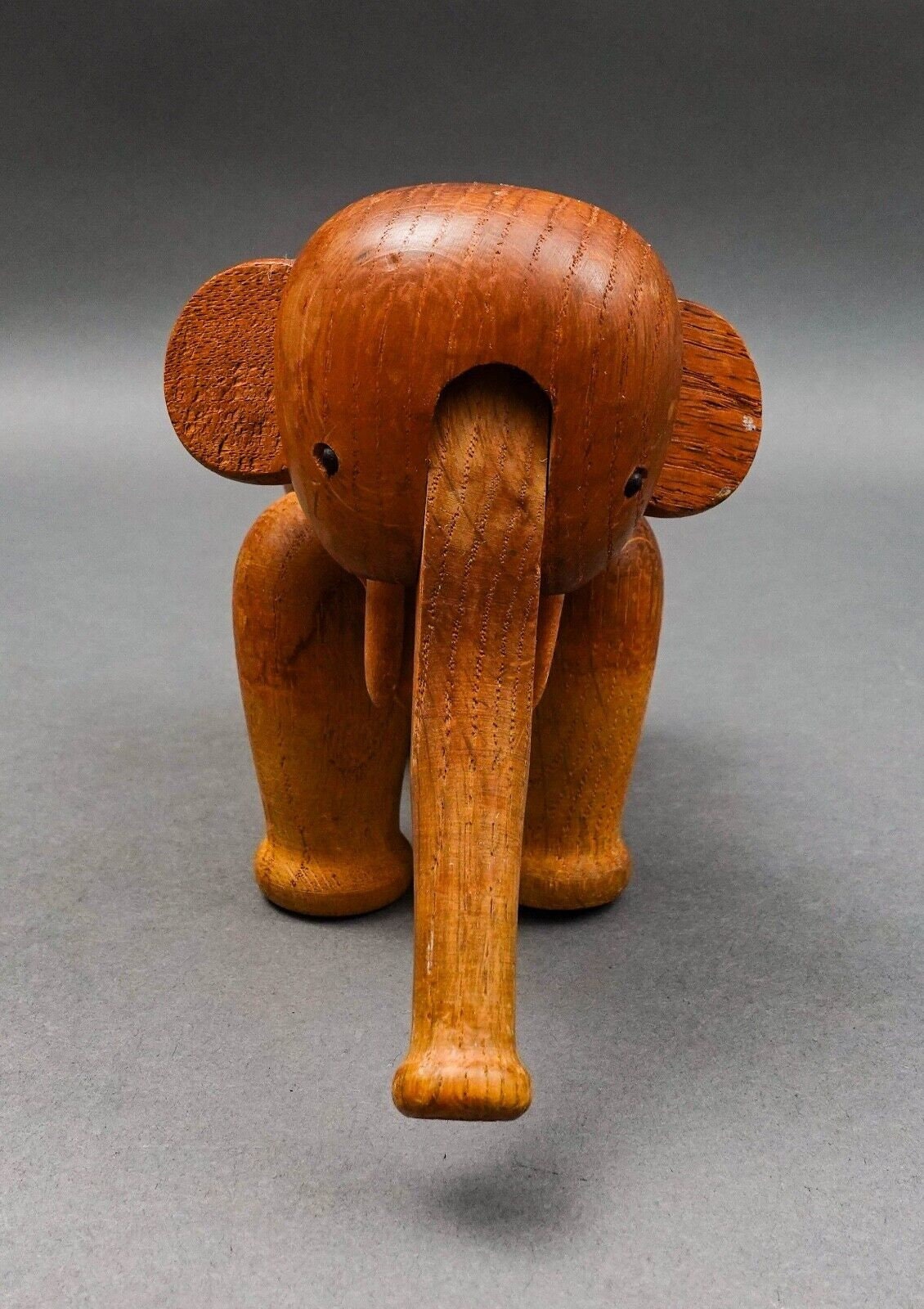 Kay Bojesen Denmark Vintage Mid Century Articulated Wood Teak Elephant Figurine