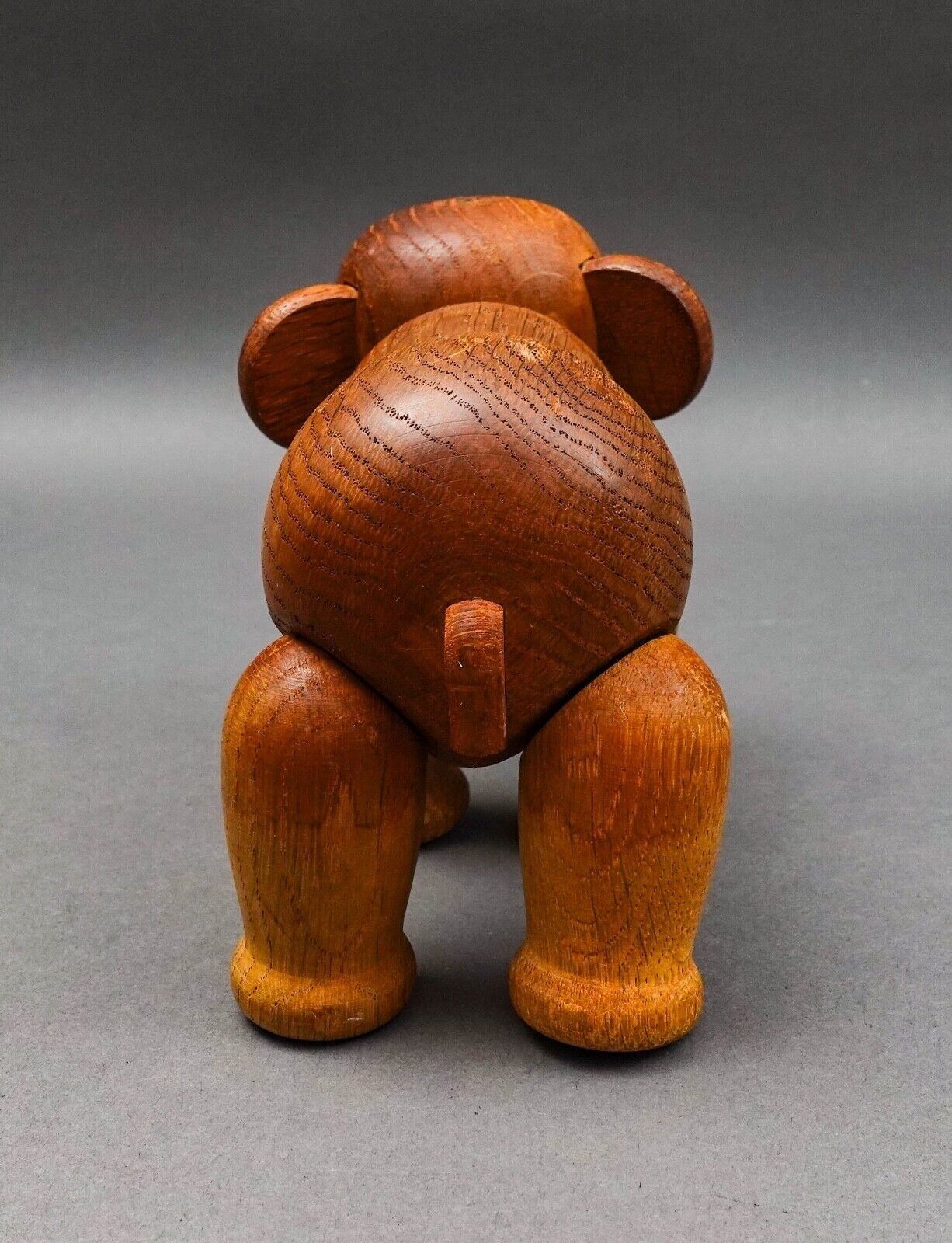 Kay Bojesen Denmark Vintage Mid Century Articulated Wood Teak Elephant Figurine