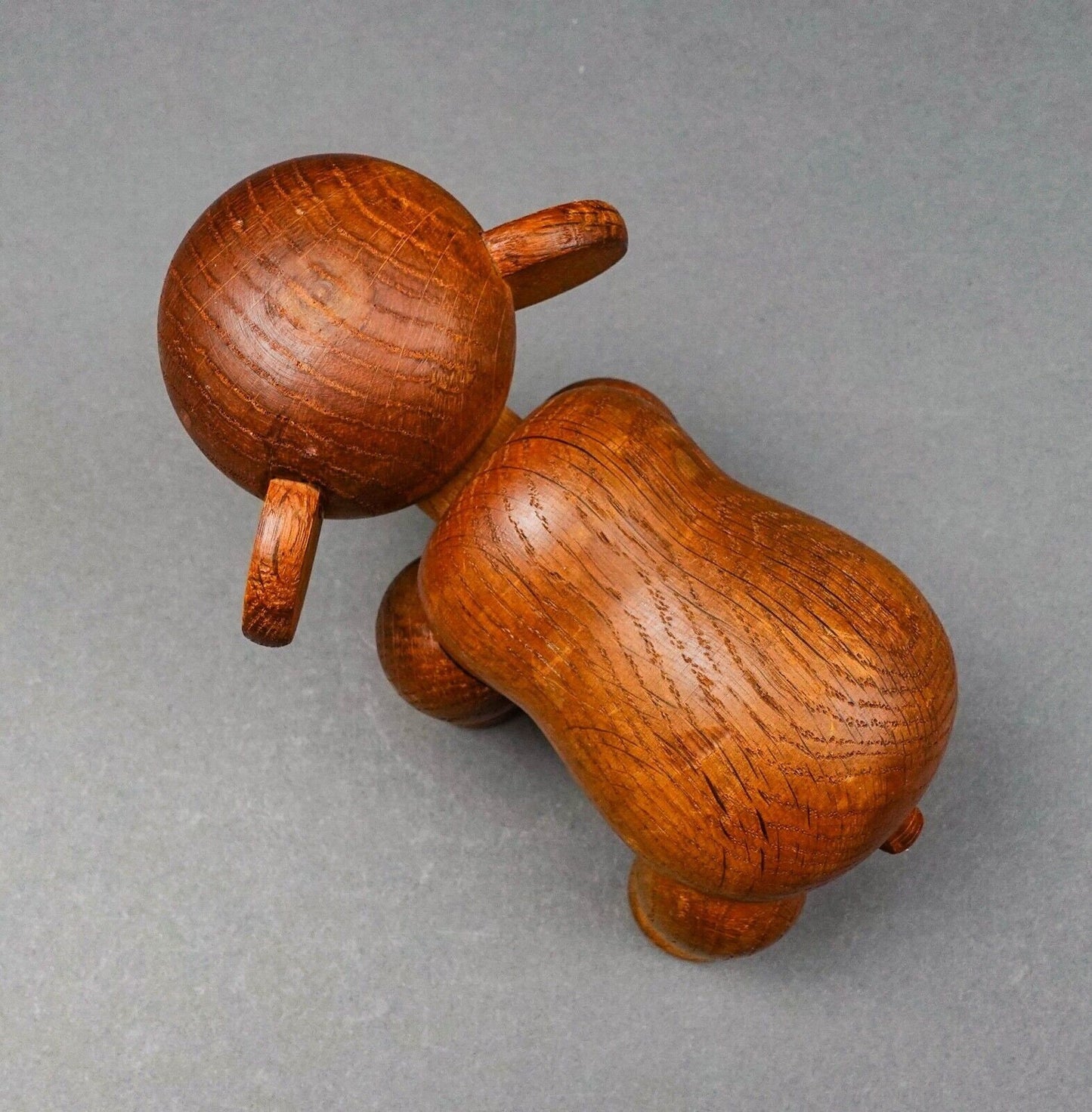 Kay Bojesen Denmark Vintage Mid Century Articulated Wood Teak Elephant Figurine