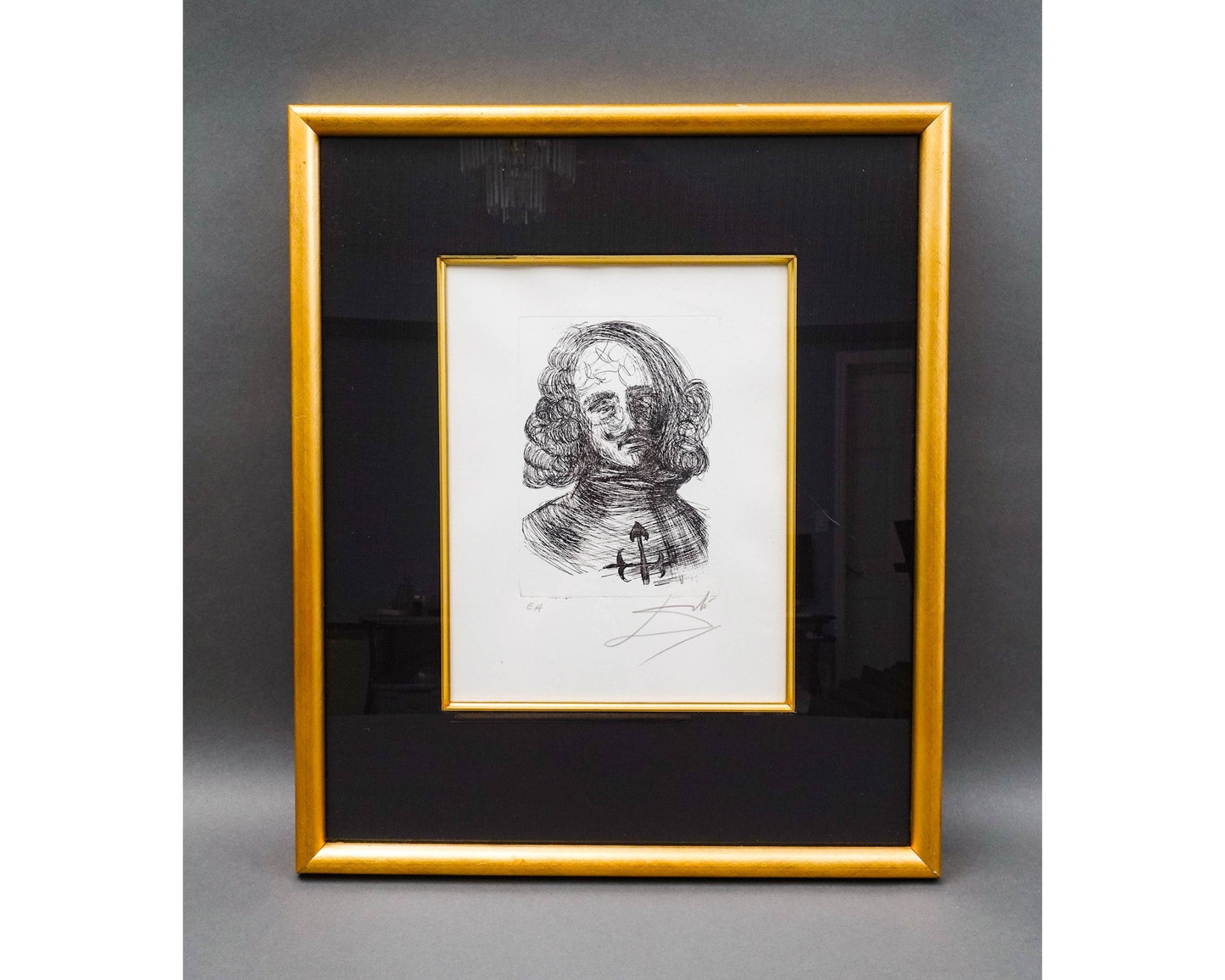 Salvador Dali Signed Velazquez Etching Immortals Of Art Artist Edition EA
