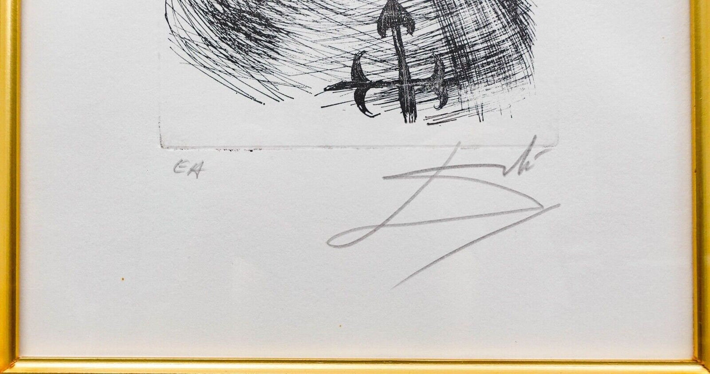 Salvador Dali Signed Velazquez Etching Immortals Of Art Artist Edition EA