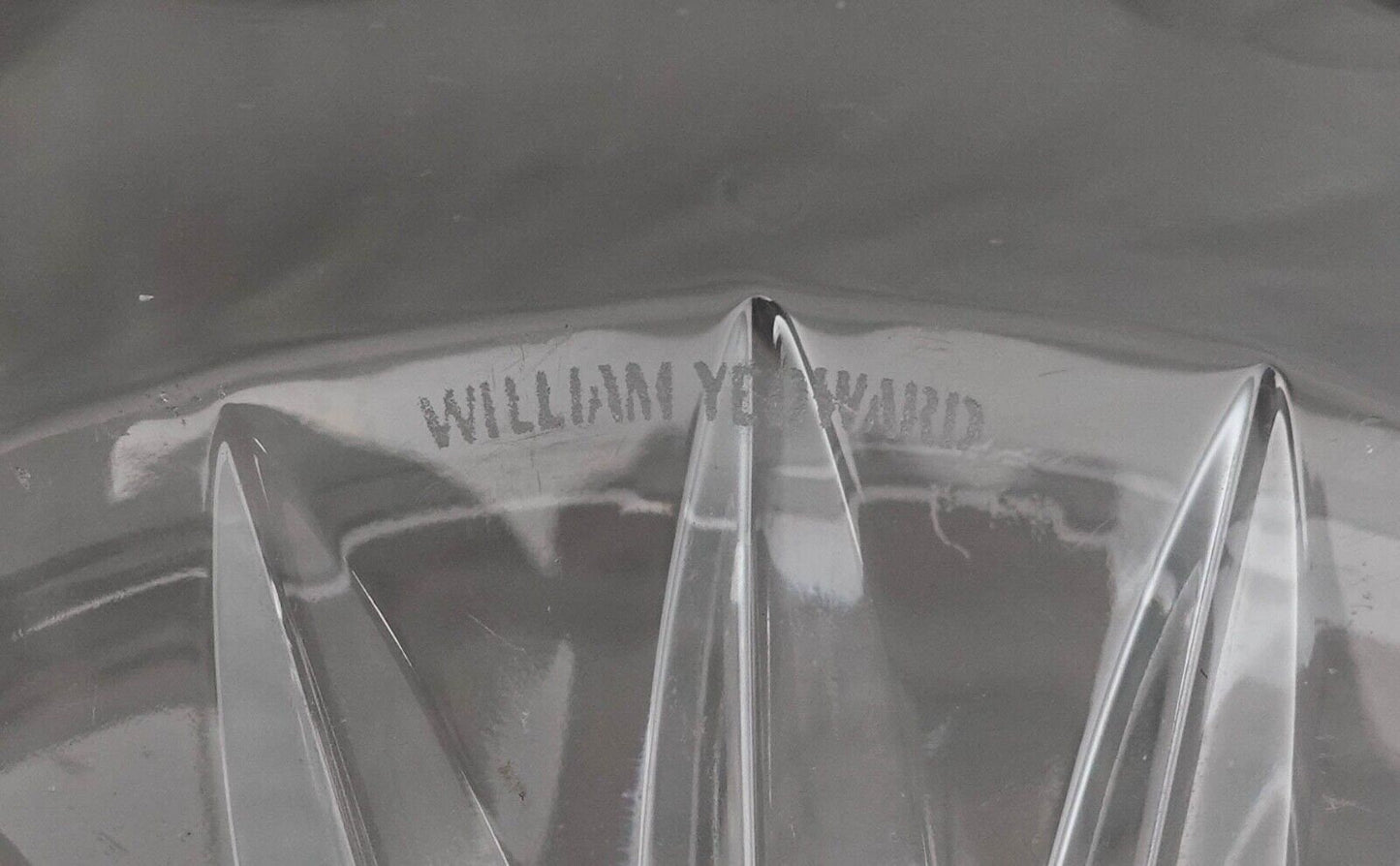 William Yeoward "Inez" For Tiffany & Co. Large Spherical Crystal Vase 11"