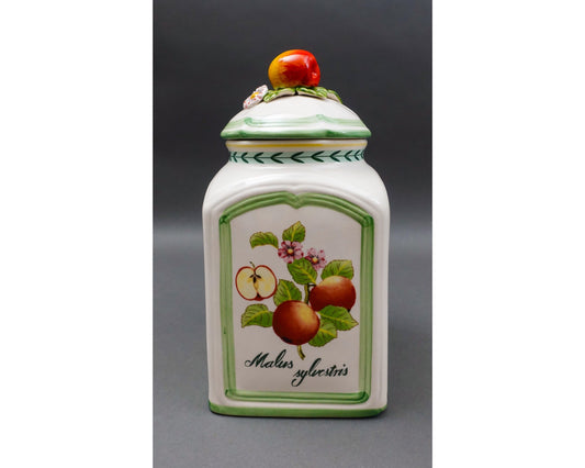 Villeroy & Boch Germany French Garden Charm Malus Sylvestris Lidded Jar Canister