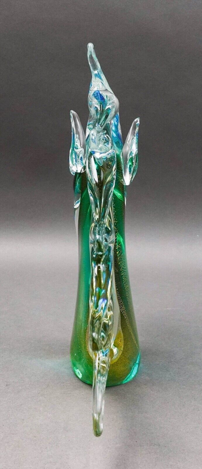 Archimede Seguso Murano Signed Italian Sommerso Glass Unicorn Horse Sculpture