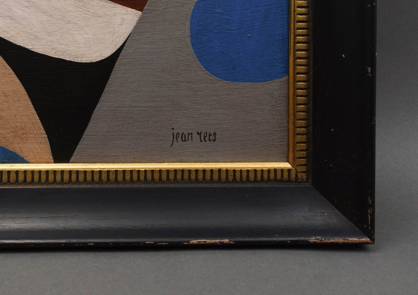 Jean Rets (Belgian, 1910-1998) Signed Abstract Oil On Canvas Painting
