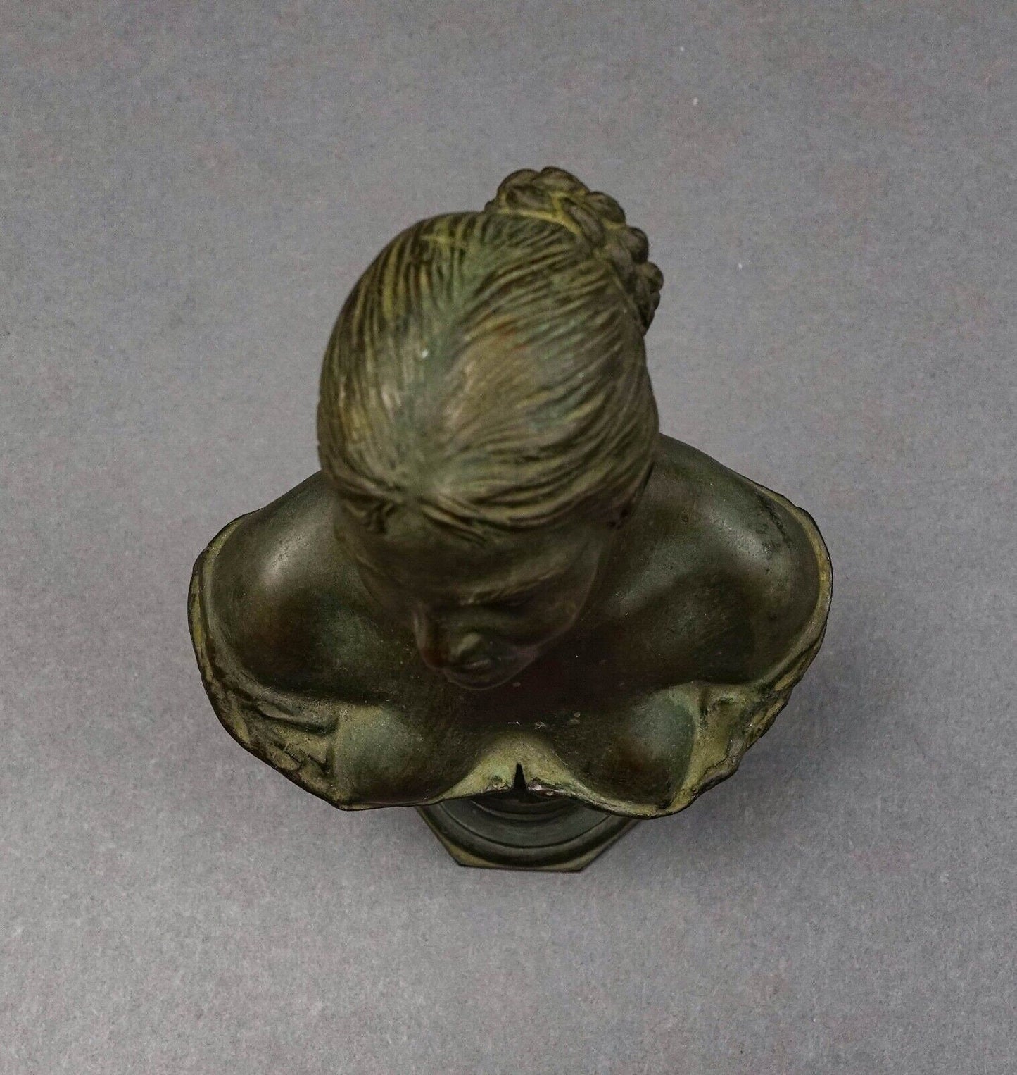 Vincenzo Gemito Naples Italy Antique Busto Di Donna Bronze Woman Bust Sculpture
