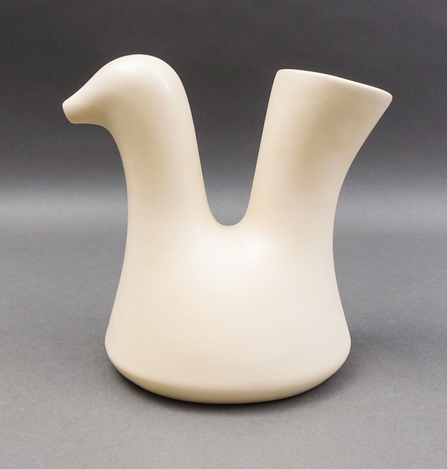 Josephine Baker Jean Varoqueaux Vintage White Ceramic Art Pottery Pitcher