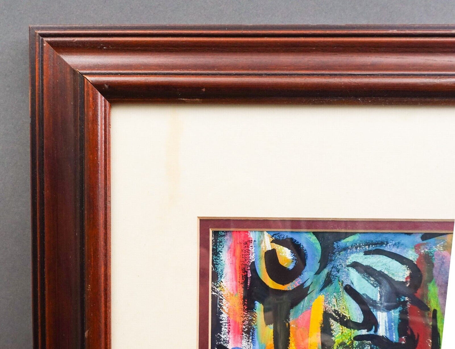 David Clyde Driskell (American, 1931-2020) Signed Oil On Paper Painting