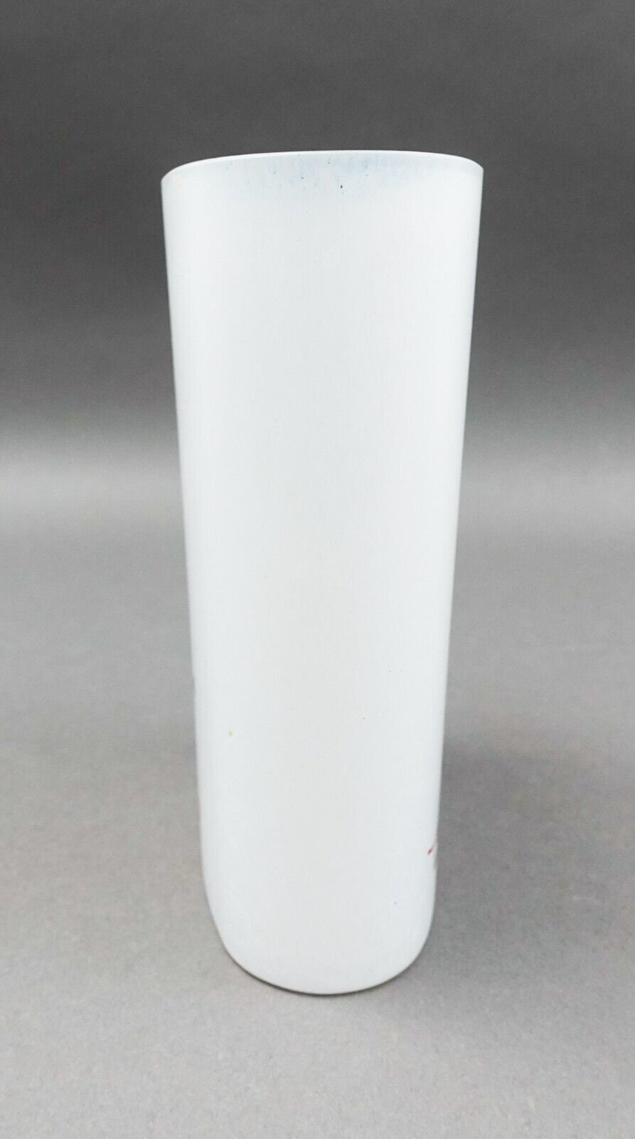 Kosta Boda Sweden Bertil Vallien Rainbow Frosted Art Glass Vase 6 1/2"