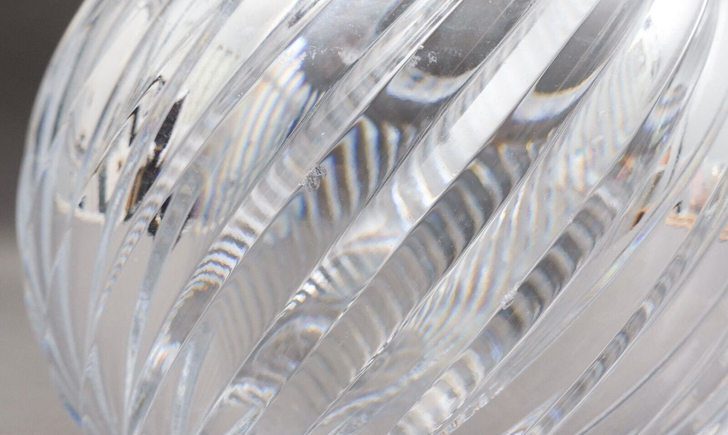 Faberge Atelier Crystal Collection Winter Palace Rose Bowl Vase (Read)