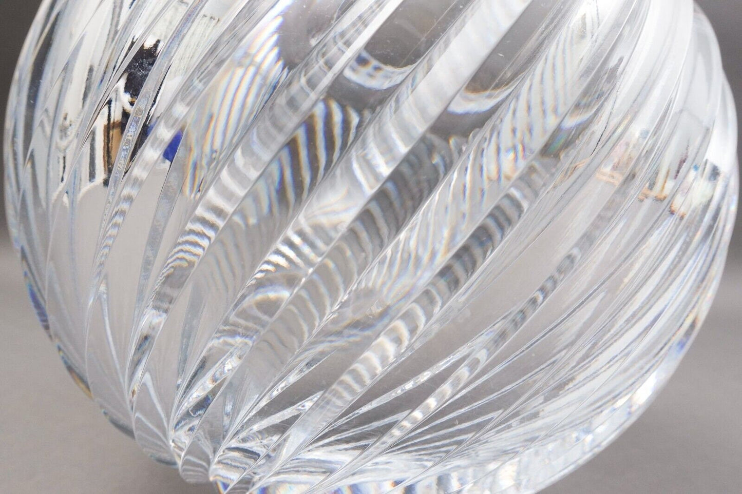 Faberge Atelier Crystal Collection Winter Palace Rose Bowl Vase (Read)