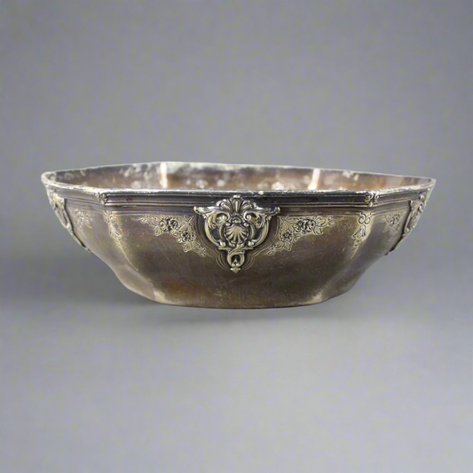Tiffany & Co Sterling Silver Antique 18165 C Makers 7068 Hexagonal Bowl 546g