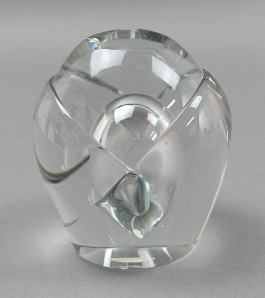 Rosenthal Germany Studio-Line Vintage MCM Controlled Bubble Glass Paperweight
