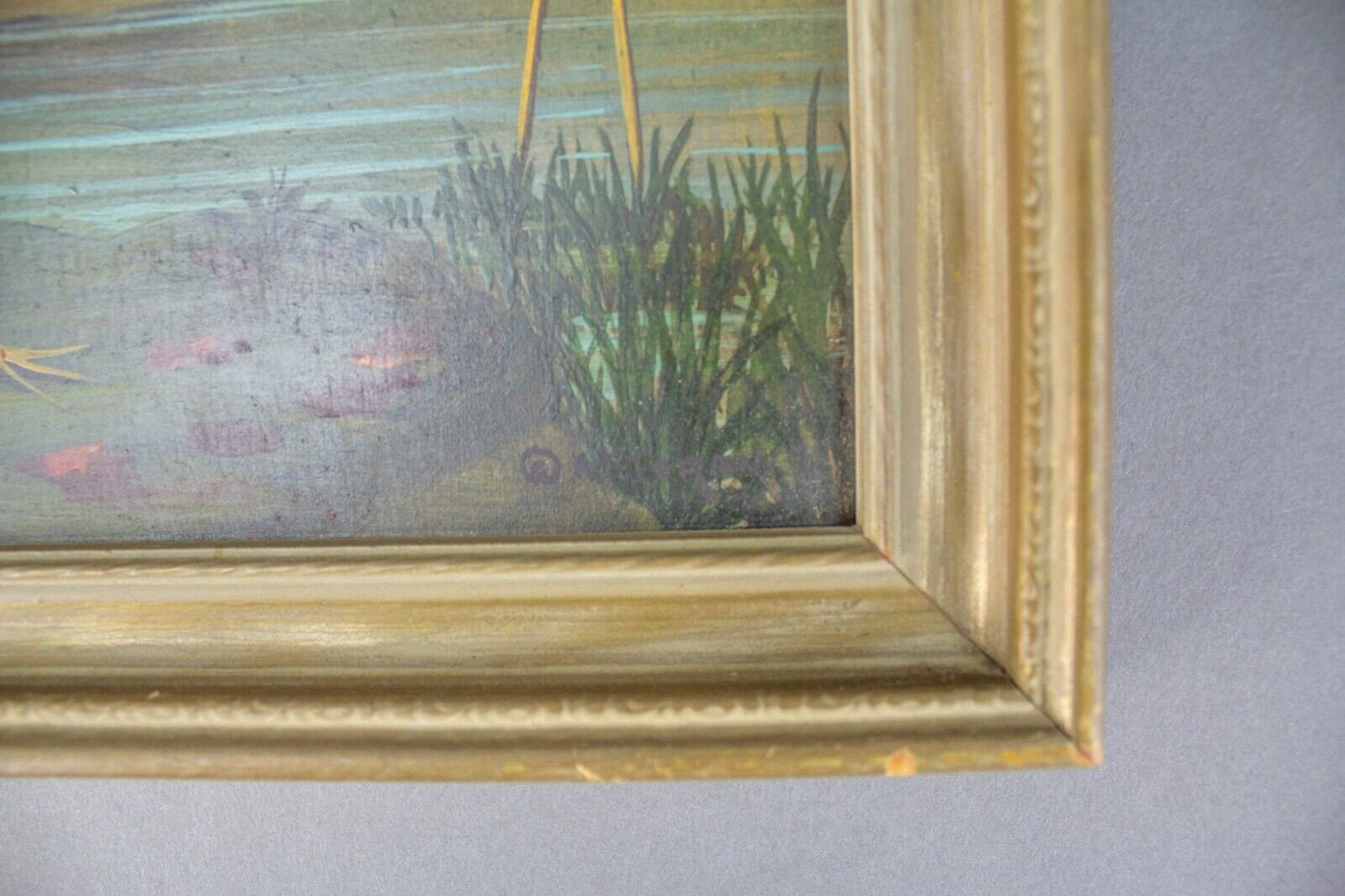 Alfonso T. Toran (American, 1896-1965) Signed Oil On Board Herons