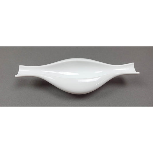 Rosenthal Germany Tapio Wirkkala Vintage Glossy White Glaze Dish 8 3/4" Rare