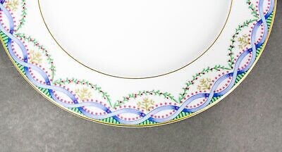 Tiffany & Co Limoges France Louveciennes Porcelain 10 3/8” Dinner Plate
