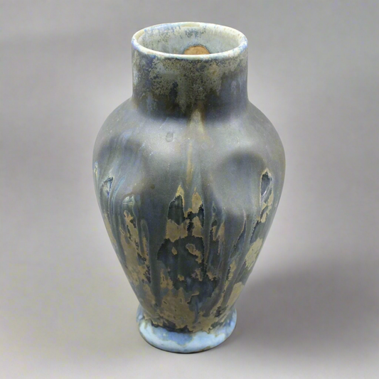 Gilbert Metenier Superb French Art Nouveau Crystalline Glaze Art Pottery Vase