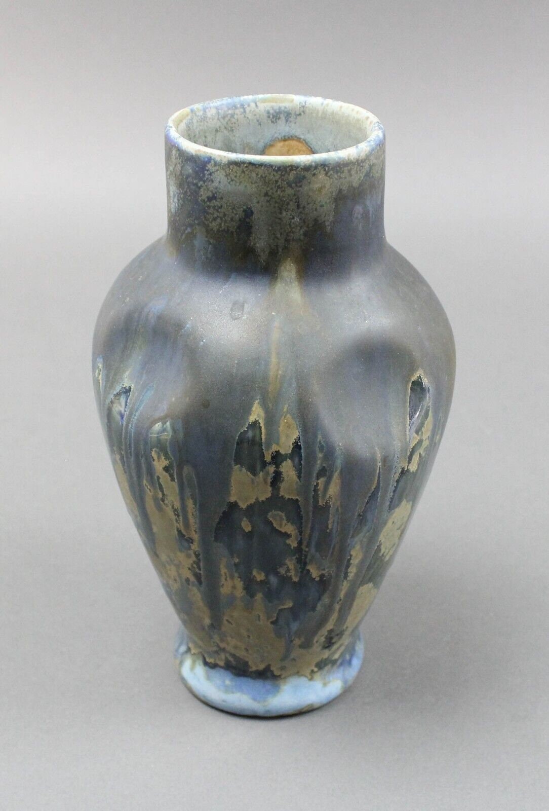 Gilbert Metenier Superb French Art Nouveau Crystalline Glaze Art Pottery Vase