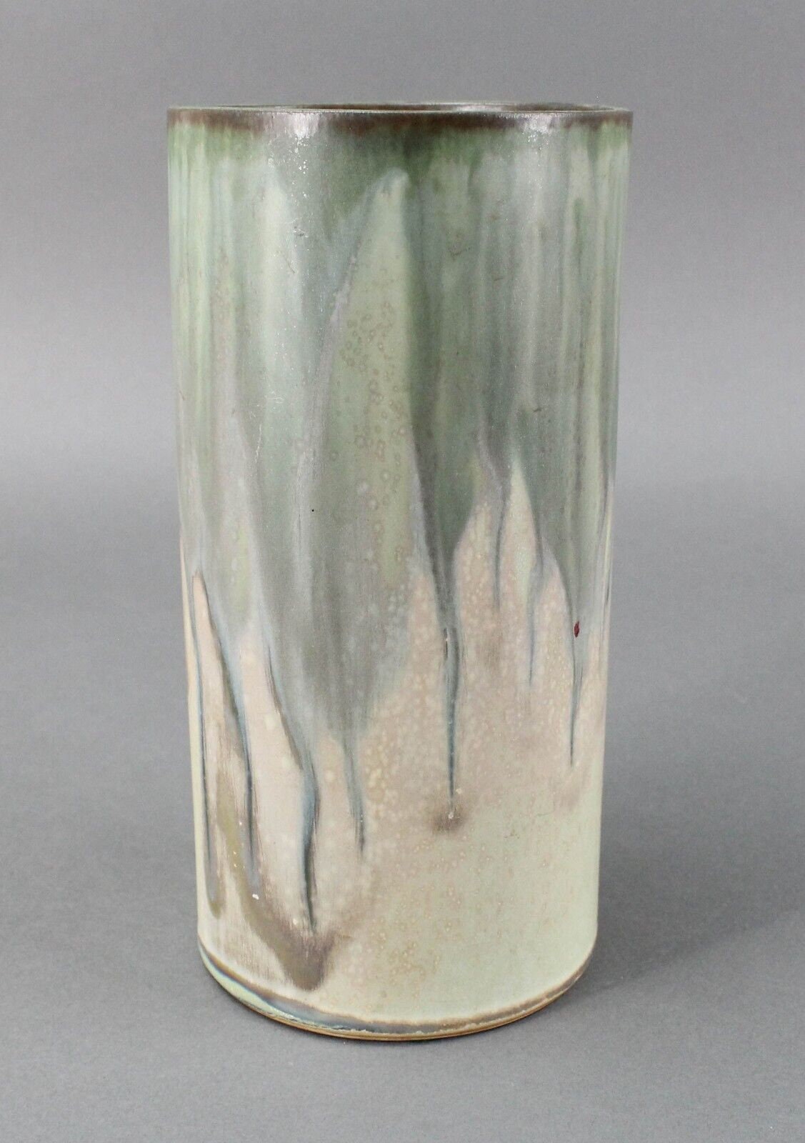 Denbac Signed Superb French Art Nouveau Crystalline Glaze Art Pottery Vase