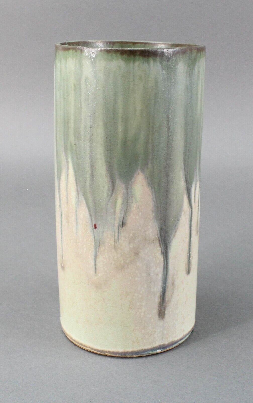 Denbac Signed Superb French Art Nouveau Crystalline Glaze Art Pottery Vase