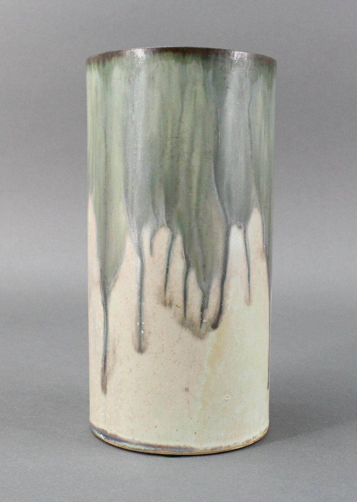 Denbac Signed Superb French Art Nouveau Crystalline Glaze Art Pottery Vase