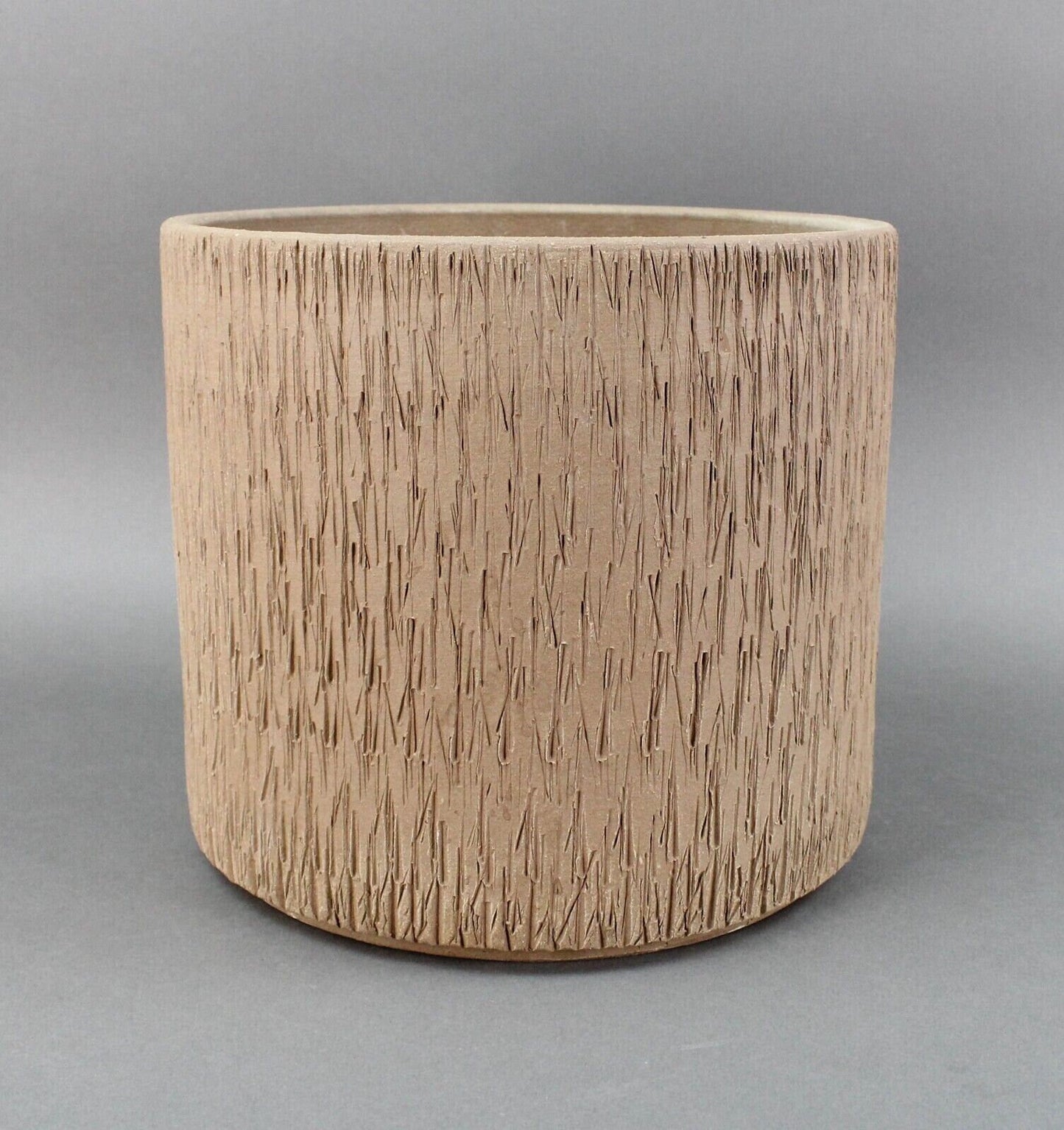 Gainey AC-10 Nuts & Bolts Sgraffito Architectural Pottery Planter Mid Century