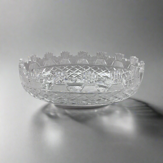Waterford Crystal Heritage Collection Kennedy Large Oval Centerpiece Bowl 14"