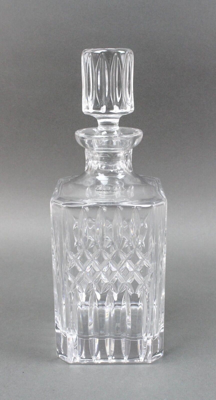 Wedgwood Germany WWC4 Full Lead Crystal Glass Decanter Bottle With Stopper