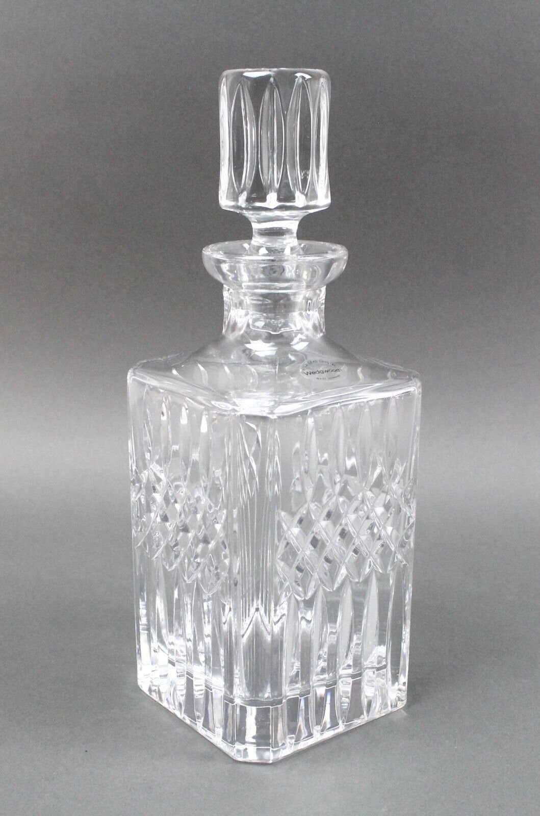 Wedgwood Germany WWC4 Full Lead Crystal Glass Decanter Bottle With Stopper