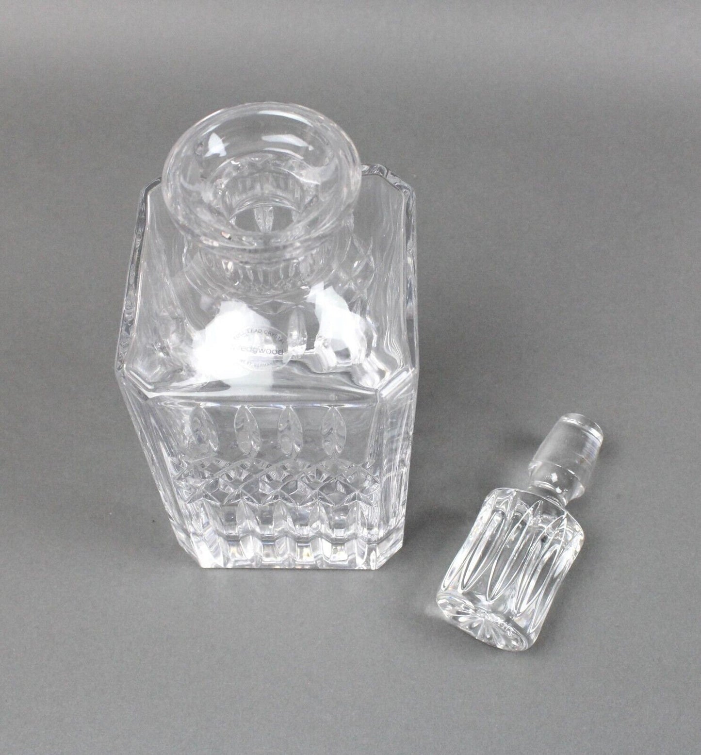 Wedgwood Germany WWC4 Full Lead Crystal Glass Decanter Bottle With Stopper