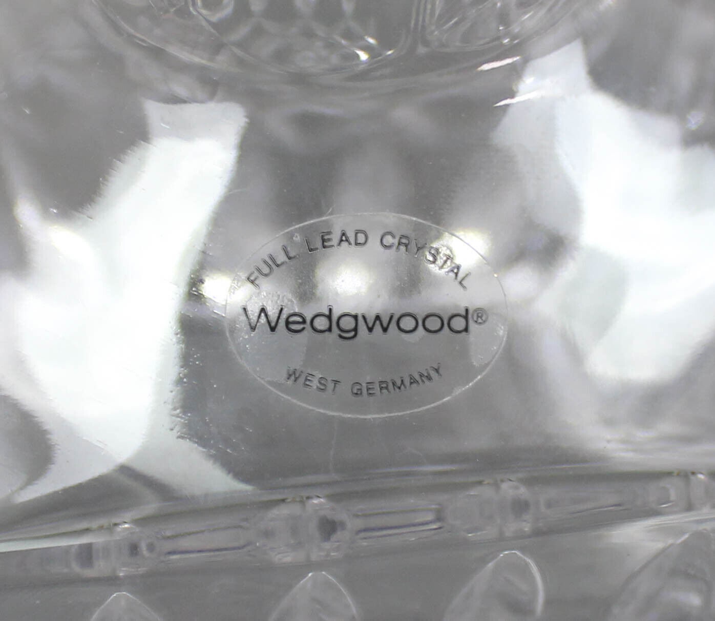 Wedgwood Germany WWC4 Full Lead Crystal Glass Decanter Bottle With Stopper