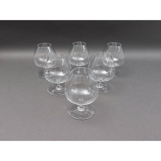 Baccarat Crystal France Perfection Large 5 5/8" Brandy Snifter Glasses Set Of 6