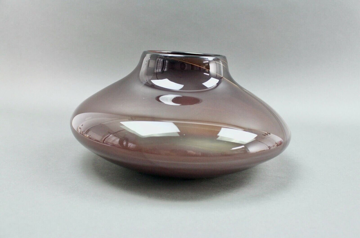 Stephen Jon Clements 1983 Signed Hand Blown Art Glass Vase Vessel