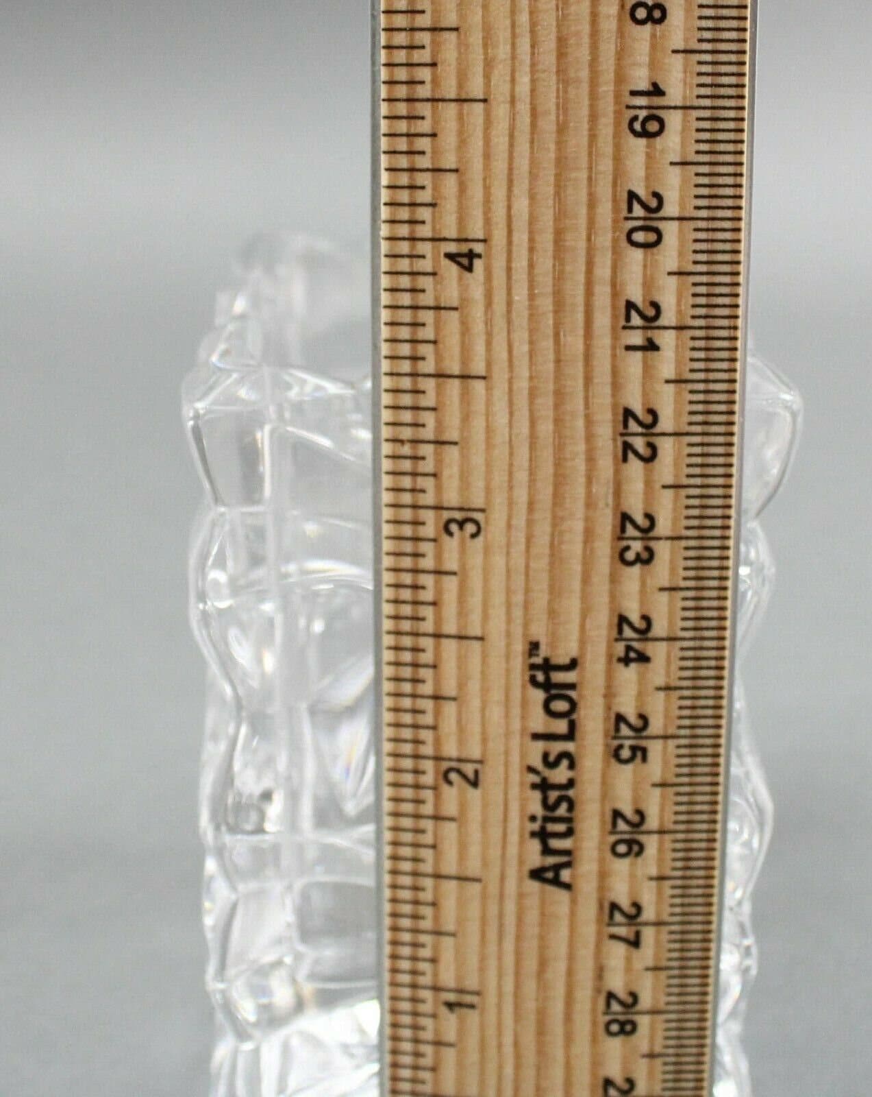 Rosenthal Studio Line Germany Crystal Crinkled Bag Small Vase 3 1/2" Tall