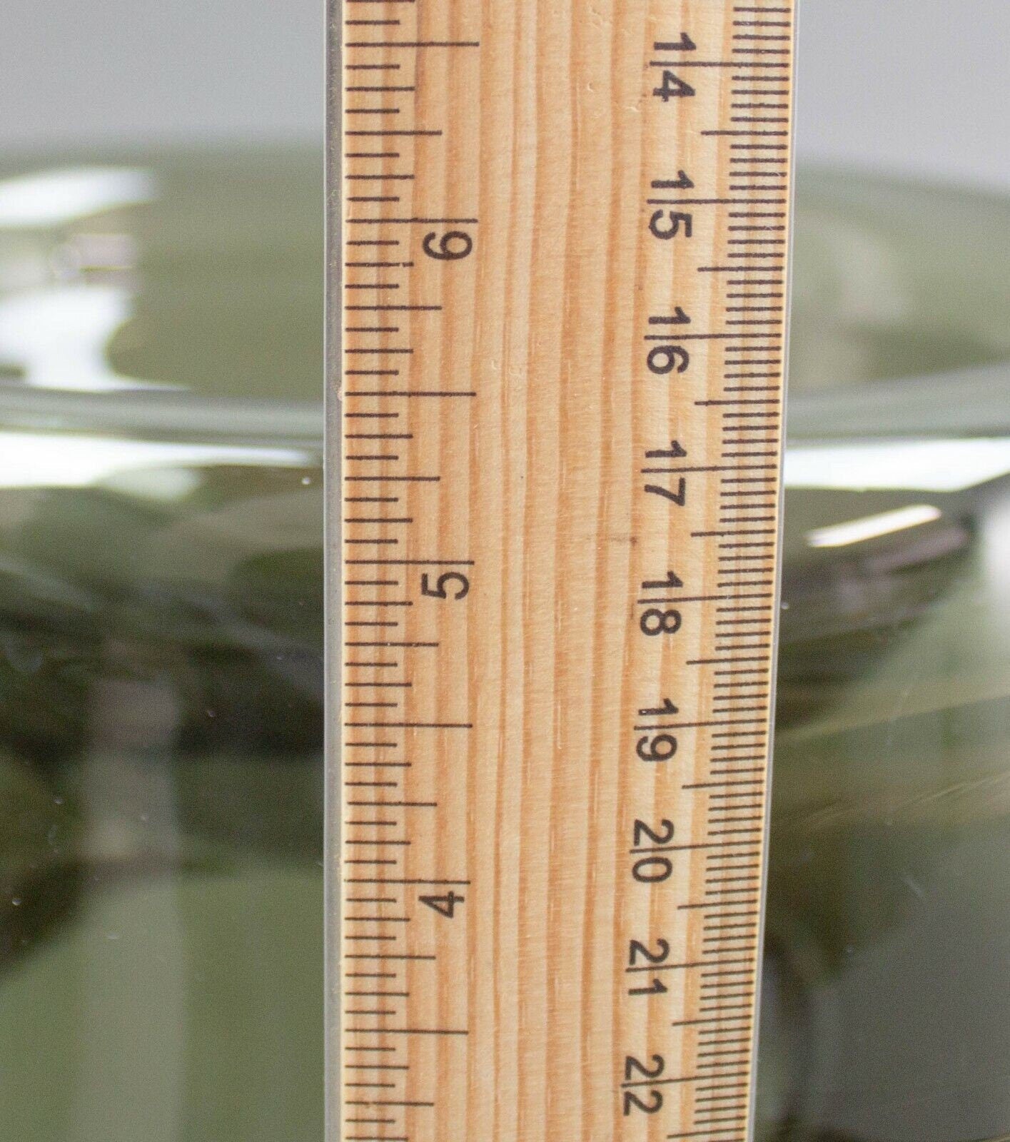 Vintage Mid Century Modern Smoke Art Glass Round Bowl 10"