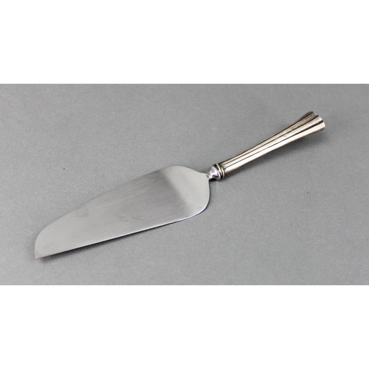 Cartier Des Must .925 Sterling Silver Gold Accent Pie Cake Knife Server