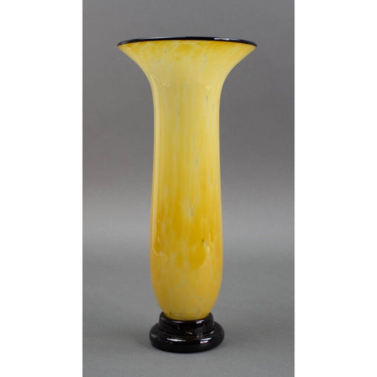 Odell 99 Signed Hand Blown Studio Art Glass Vase 12 3/8"