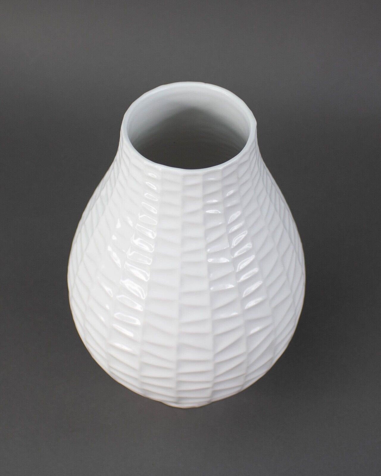 Dansk Jacquard Kelly Simpson White Modern Scandinavian Design Vase