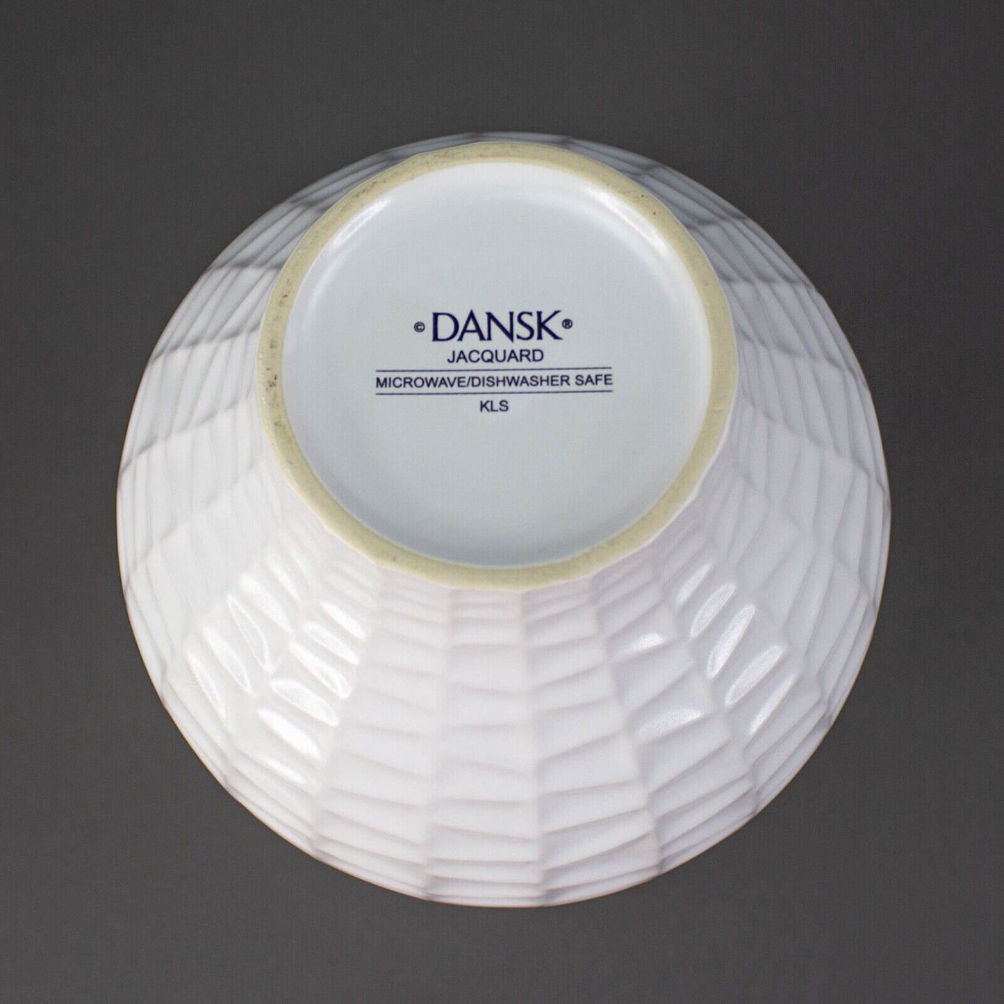 Dansk Jacquard Kelly Simpson White Modern Scandinavian Design Vase