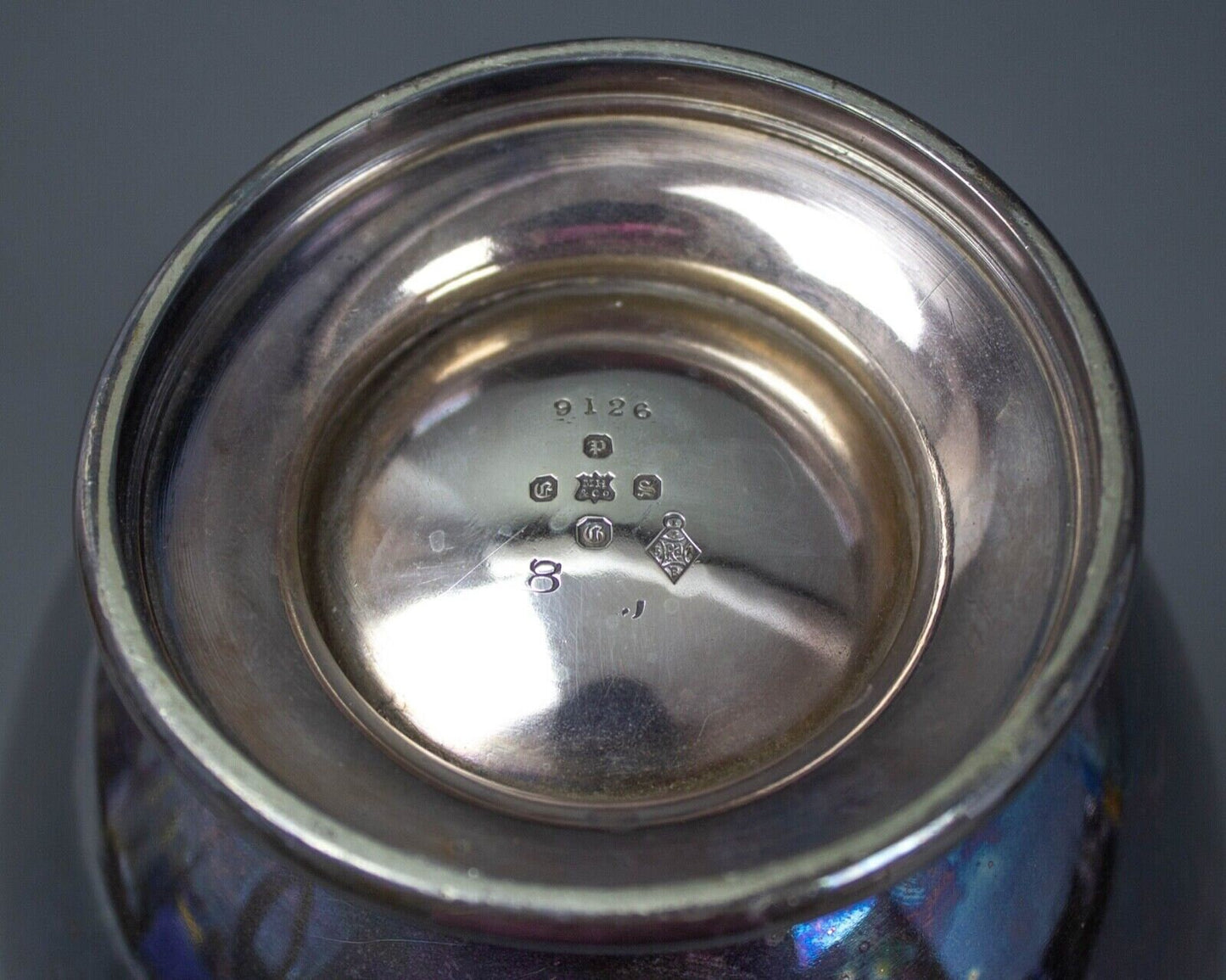 Martin Hall & Co MH Co Silverplated Pitcher Mask Anton Michelsen Danish Style