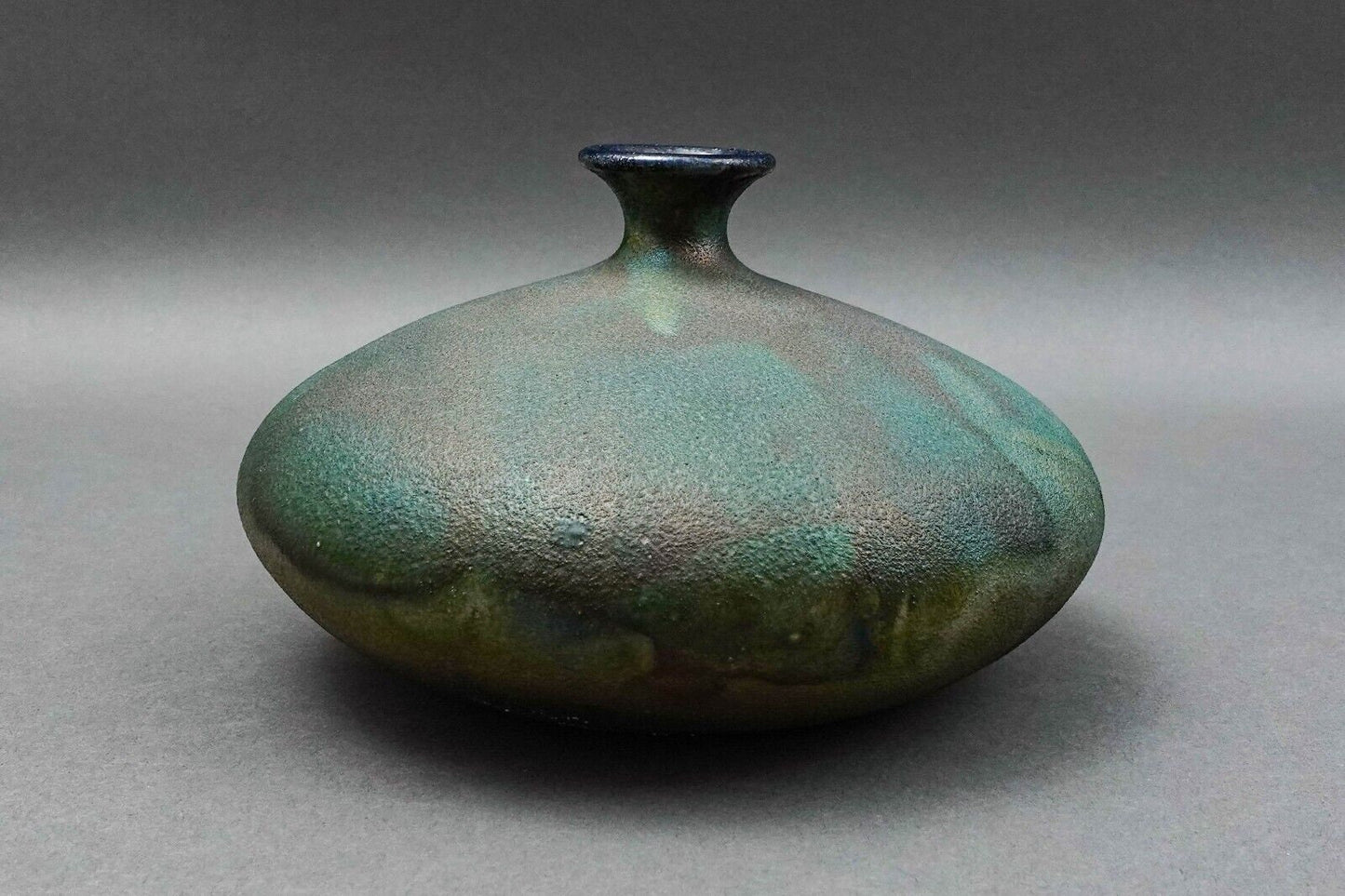 Stephan Roy 1996 Signed Vintage Raku Studio Pottery Vase