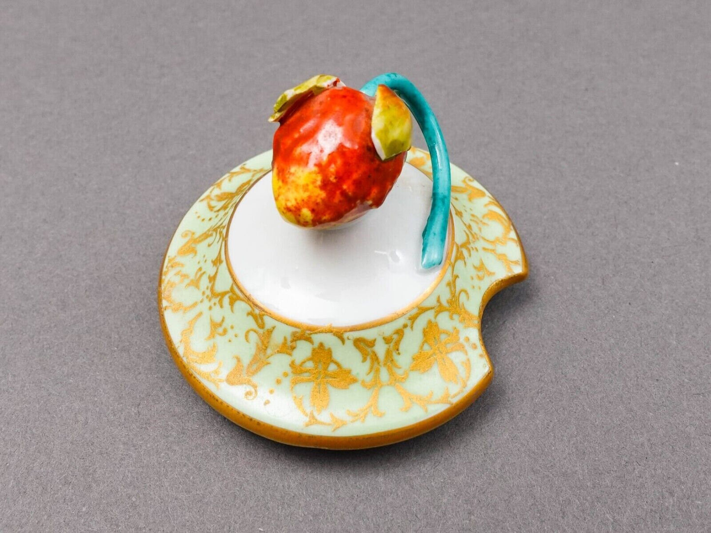 Sevres Modele et Decoration Exclusive A La Main French Porcelain Jam Jar (Read)
