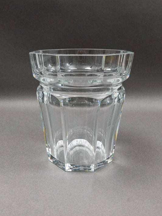 Baccarat Crystal France Tiffany & Co. Harcourt Champagne Ice Bucket 9" (Read)