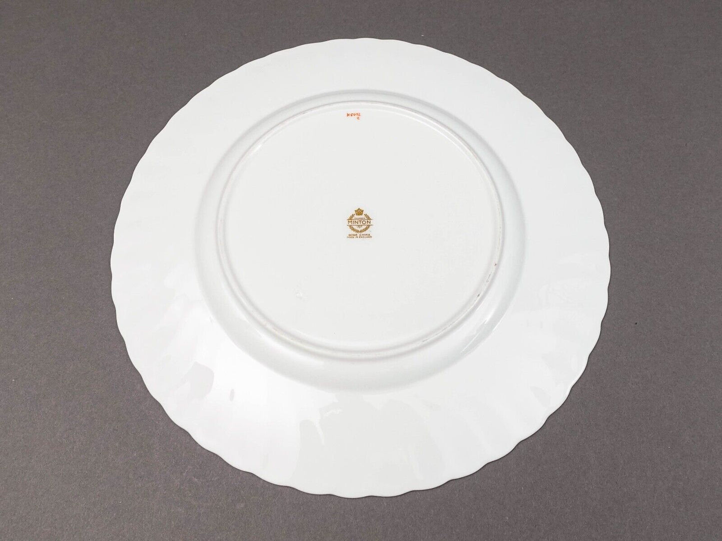 Minton England H5200 Gold Encrusted Light Blue Embassy Dinner Plate Set Of 6