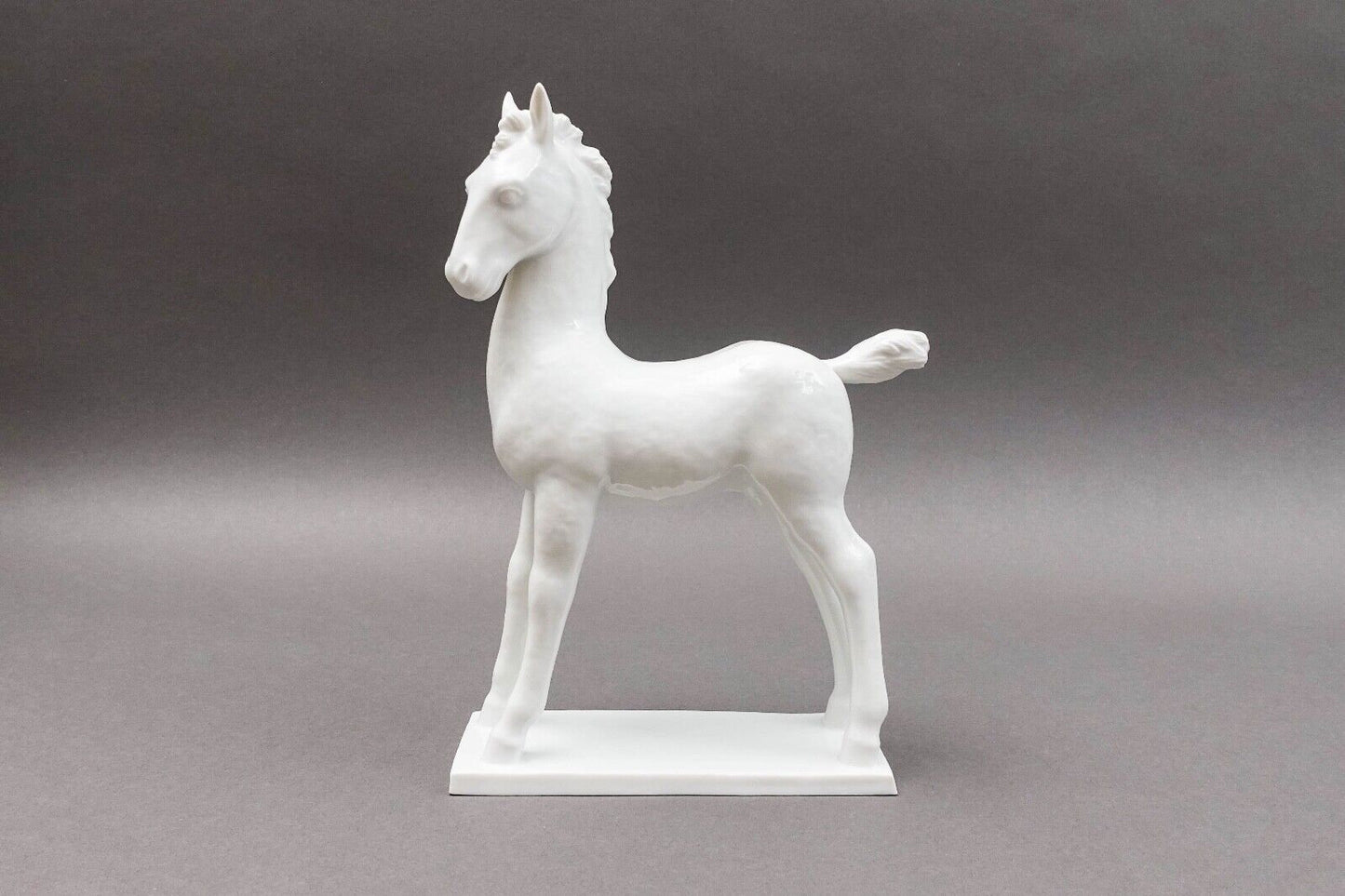 Vienna Augarten Wien Michael Powolny Porcelain Horse Pony Figurine Sculpture