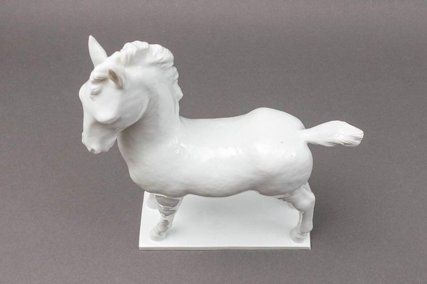Vienna Augarten Wien Michael Powolny Porcelain Horse Pony Figurine Sculpture